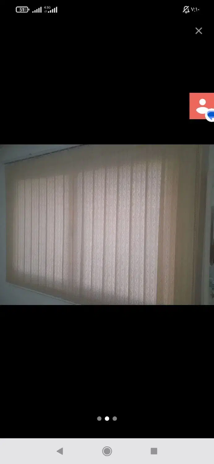 پرده کرکره 1عدد4متری ودوعدد1متری|پرده، رانر، رومیزی|کازرون, |دیوار