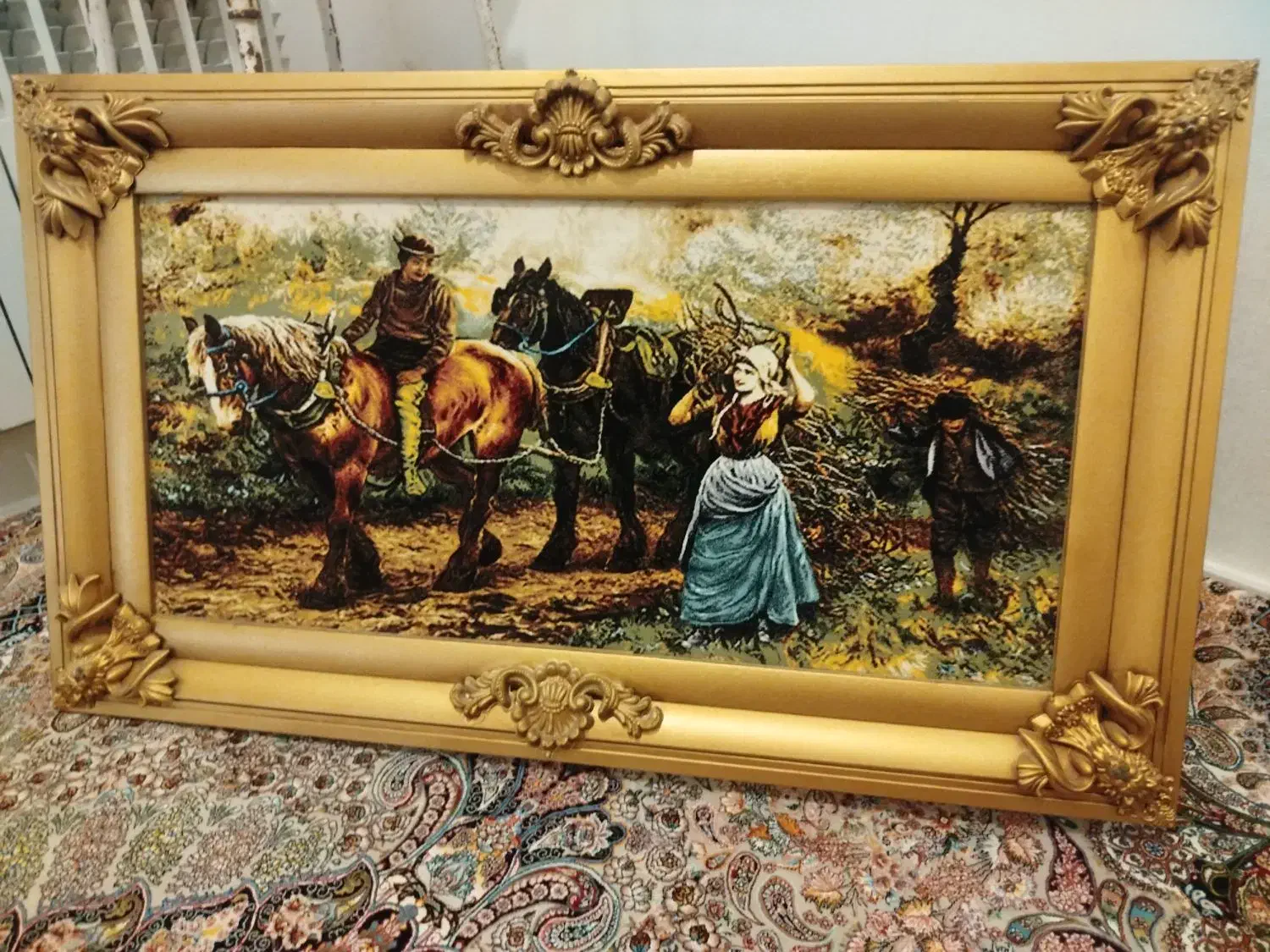 تابلو فرش زیبا|تابلو فرش|رباط‌کریم, رباط‌کریم|دیوار