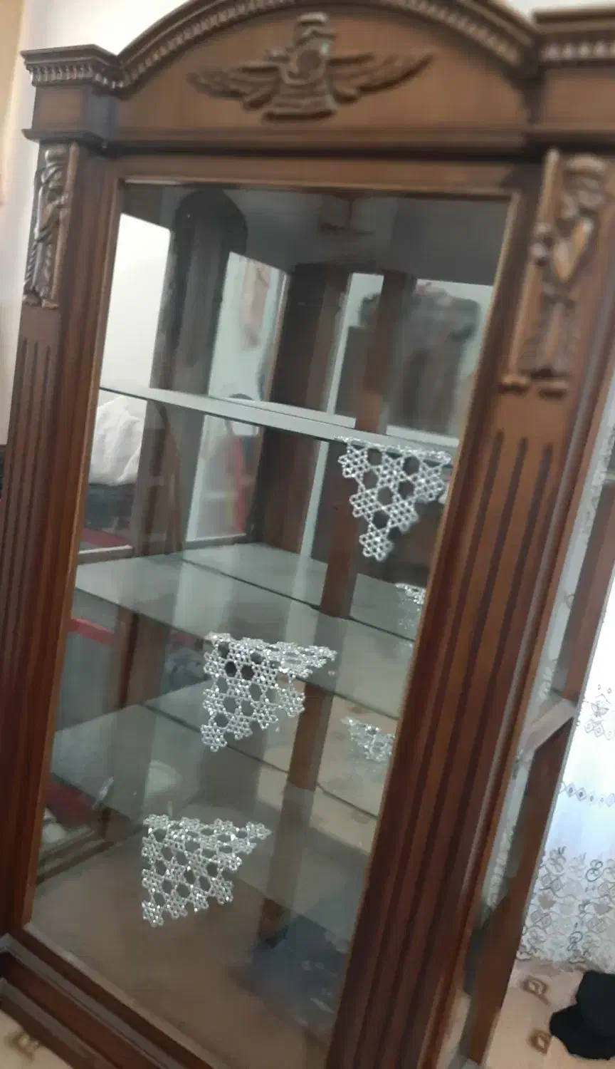 ویترین در حد نو|بوفه، ویترین، کنسول|شاهنجرین, |دیوار