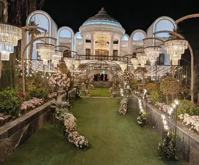 باغ عمارت لوکس با ورودی رایگان|خدمات پذیرایی، مراسم|گرمدره, |دیوار