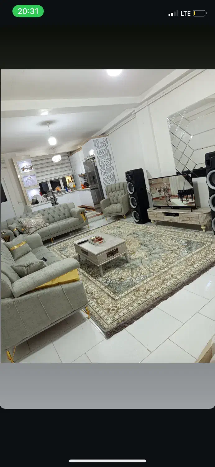 فرش ۱۲۰۰شانه نو نو ۹متری|فرش|مراغه, |دیوار