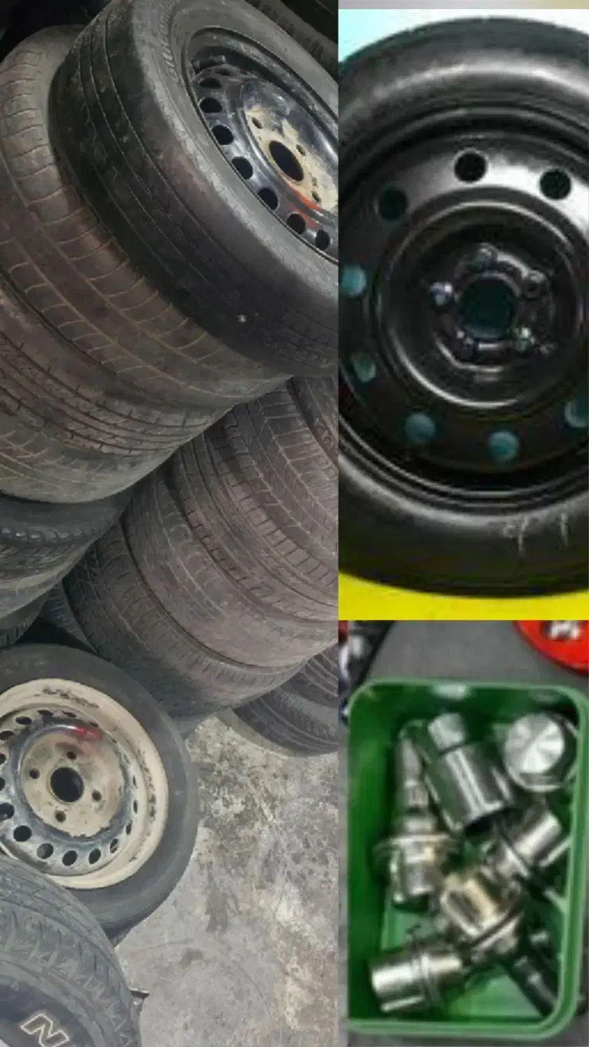 زاپاس کامل، لاستیک کارکرده قفل چرخ|قطعات یدکی و لوازم جانبی|مشهد, کوشش|دیوار