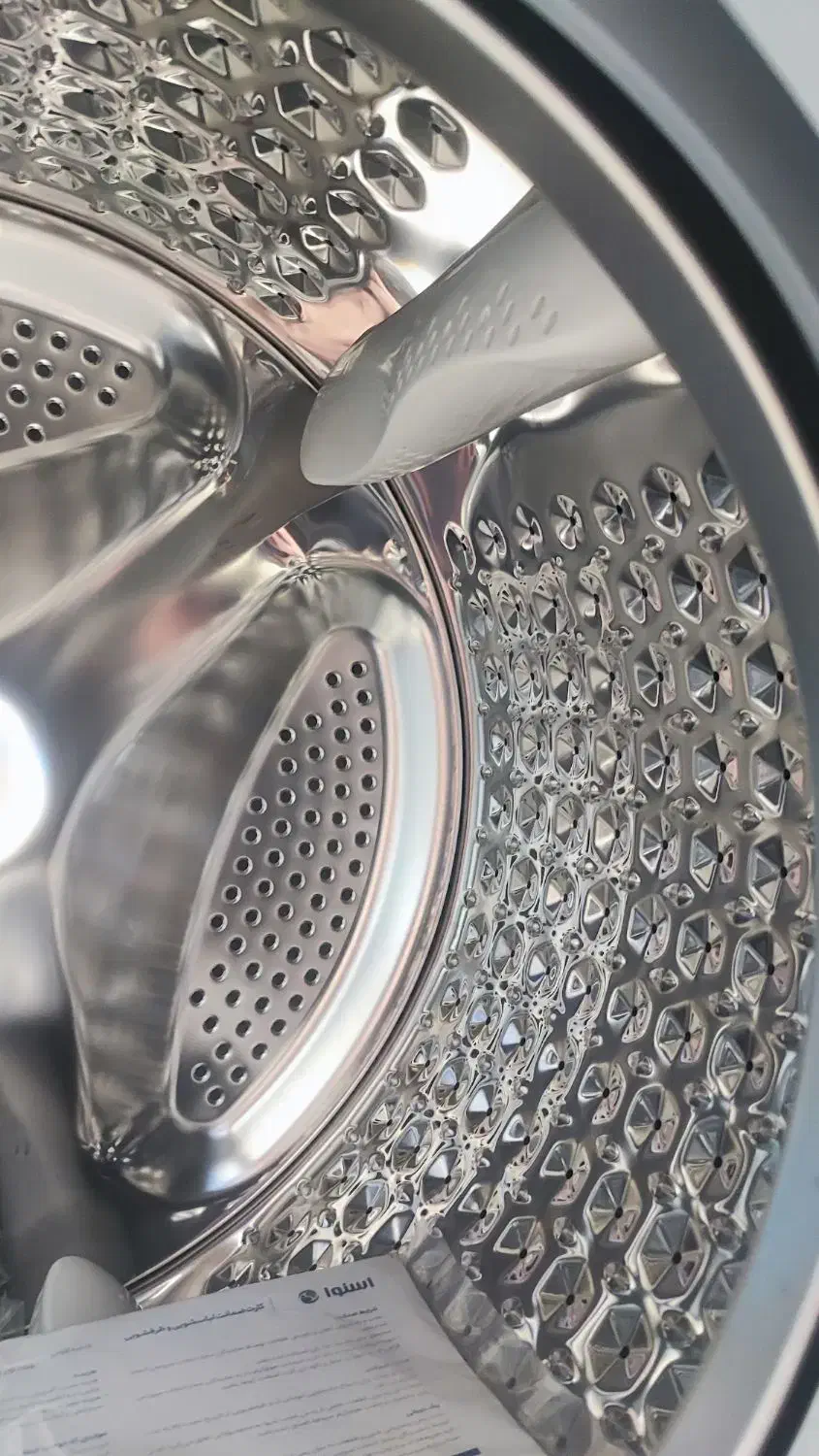 لباسشویی 9 کیلویی اکتا پلاس اسنوا سفید و نقره ای|ماشین لباسشویی و خشککن لباس|پلدختر, |دیوار