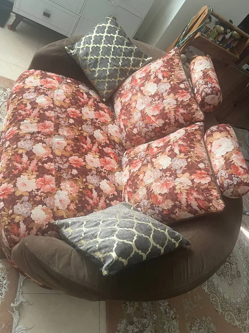 کاناپه راحتی و مجلسی ۷ نفره|مبلمان خانگی و میز عسلی|گرمدره, |دیوار