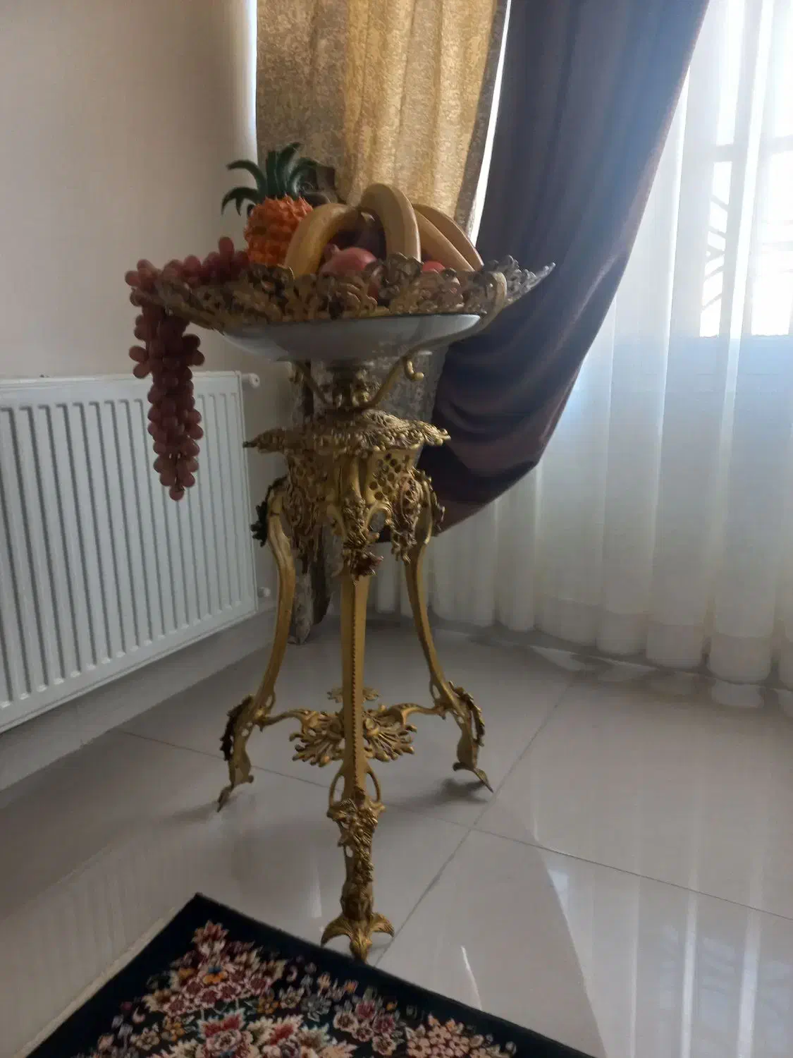 جا میوه ای  برنج کنار سالنی|صنایع دستی و سایر لوازم تزئینی|محمدشهر, همایون ویلا|دیوار