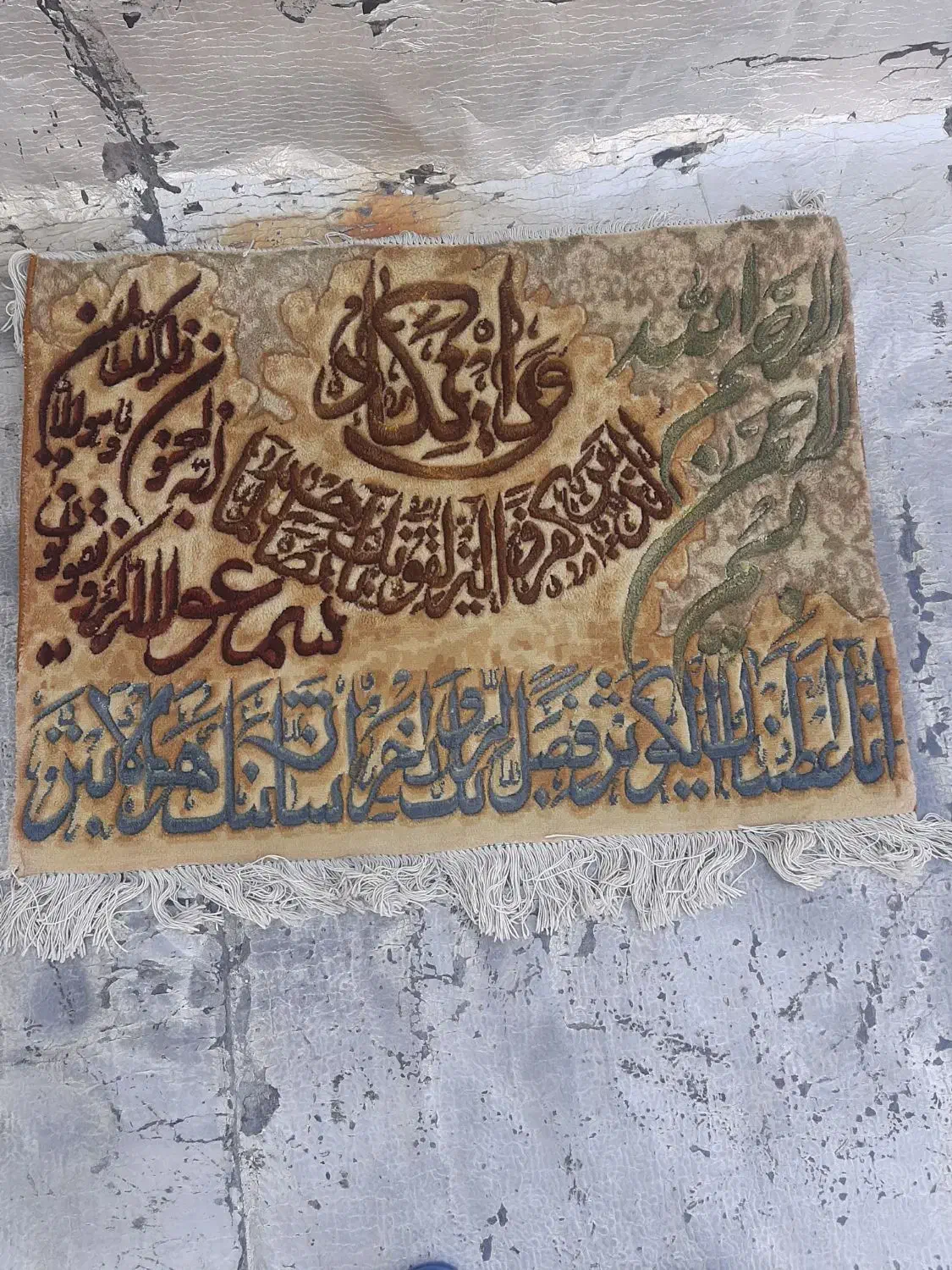 وان یکاددستبافت ۲عدد|تابلو فرش|تبریز, |دیوار