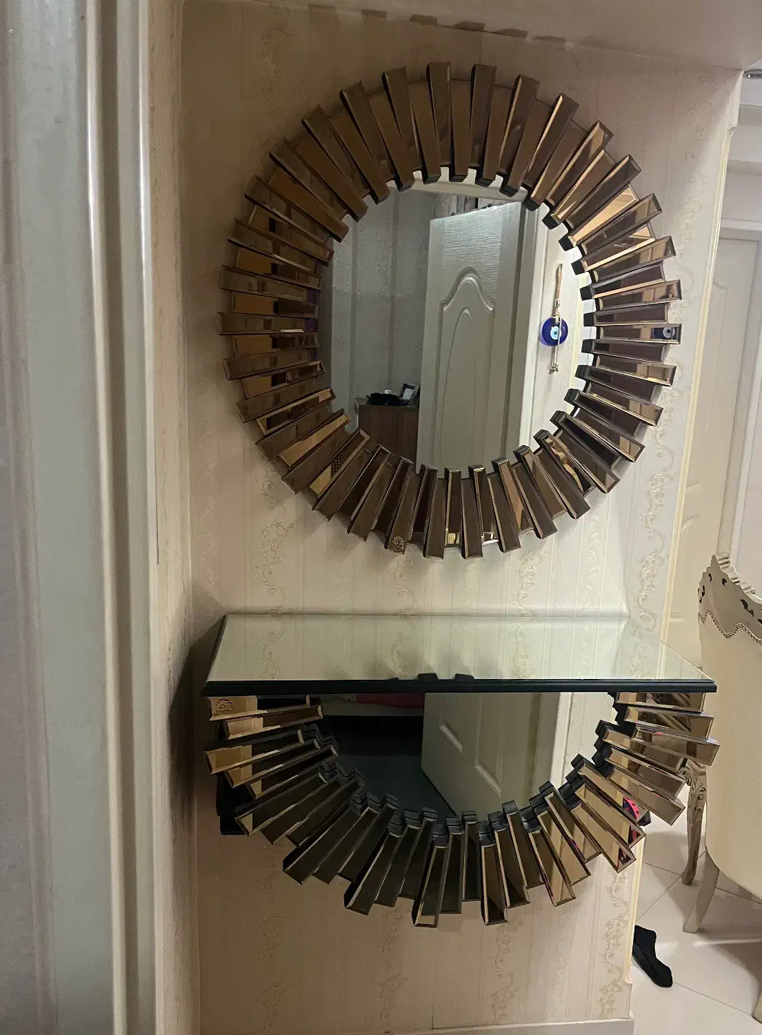 اینه و کنسول کاملا نونو|بوفه، ویترین، کنسول|ری, شهادت|دیوار