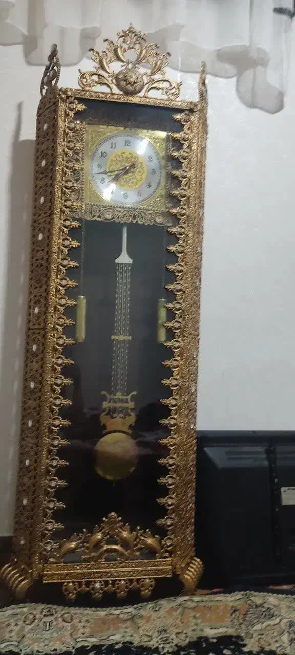 ساعت ایستاده برنز|ساعت دیواری و تزئینی|خرمآباد, |دیوار