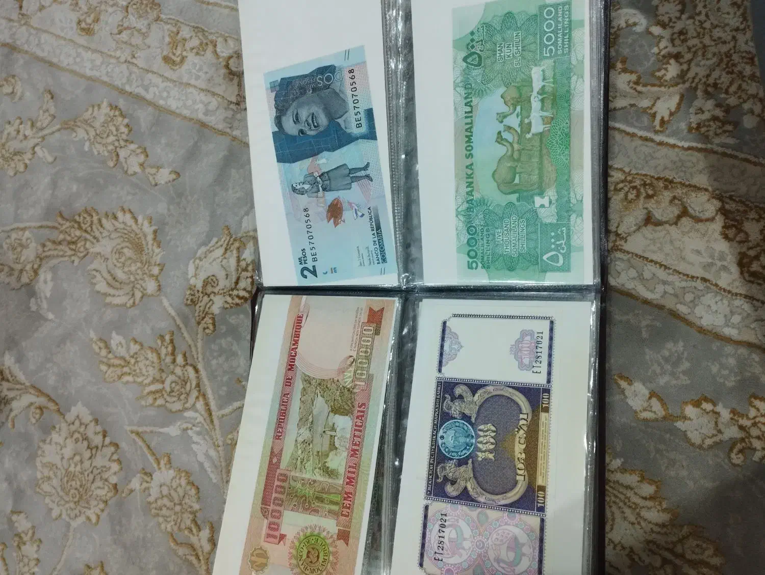 آلبوم اسکناس۷۸عددی ازبهترین کشورهای جهان|کلکسیون سکه، تمبر، اسکناس|بانه, |دیوار