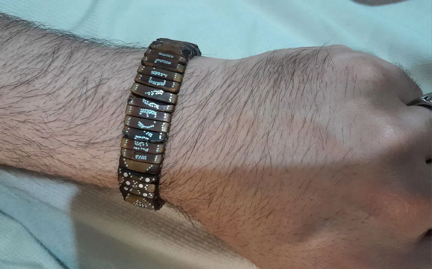 دستبند هسته خرما نقره کوب|بدلیجات|تهران, سنگلج (شاپور)|دیوار