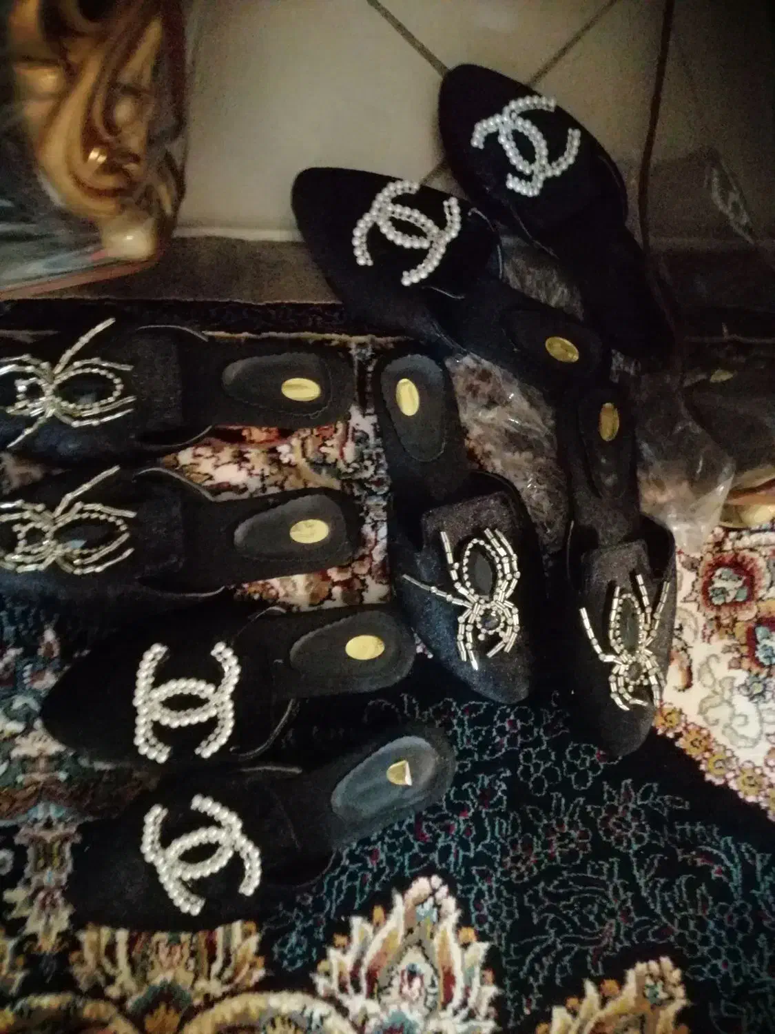 صندل مخمل روفرشی|کیف، کفش، کمربند|کرمانشاه, |دیوار