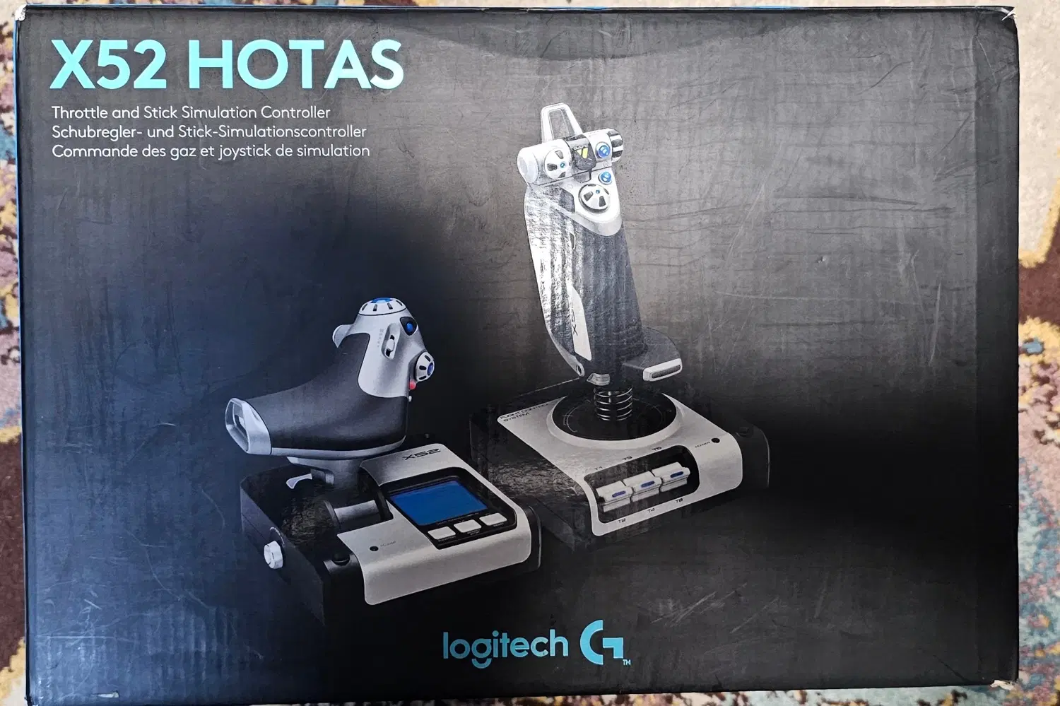 دسته بازی خلبانی logitech x52 hotas رنگ مشکی|کنسول، بازی ویدئویی و آنلاین|شیراز, قدوسی شرقی|دیوار