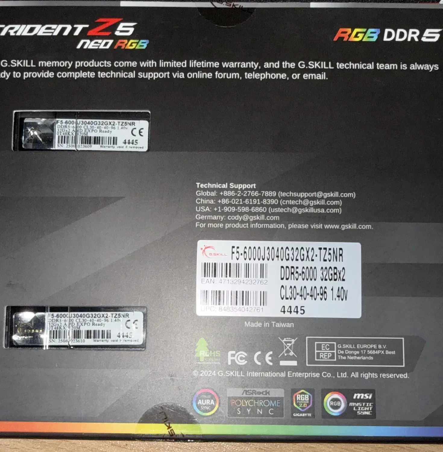 GSkill Trident Z5 NEO RGB RAM- 64GB|قطعات و لوازم جانبی رایانه|تهران, اقدسیه|دیوار