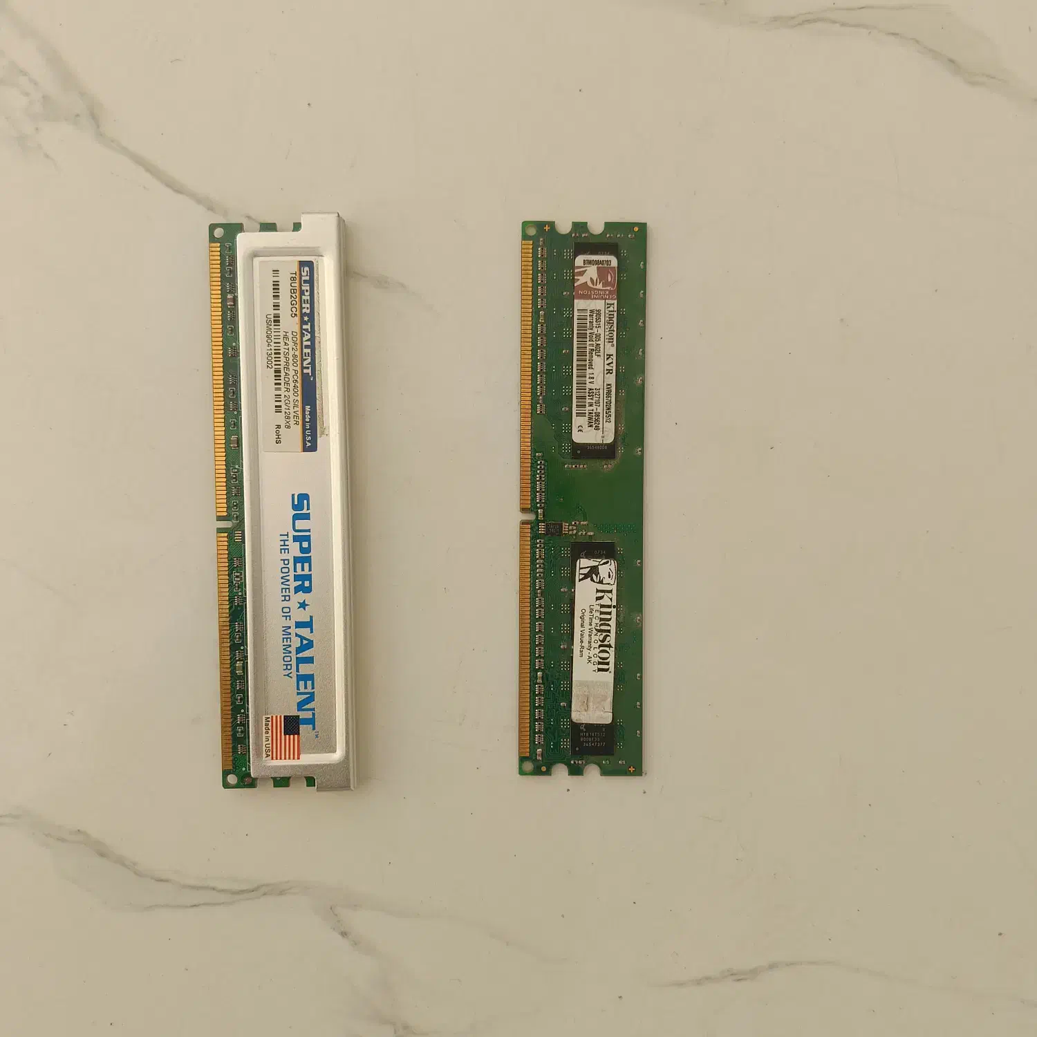 فروش 2 عدد رم کامپیوتر|قطعات و لوازم جانبی رایانه|یزد, |دیوار