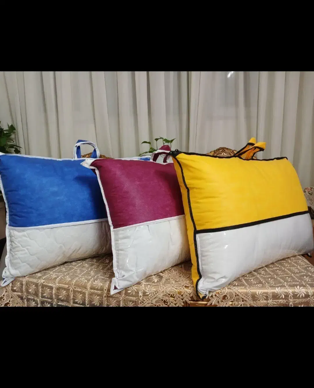 بالش تمام الیاف هالو 18درجه یک 1000گرم|رختخواب، بالش، پتو|سقز, |دیوار