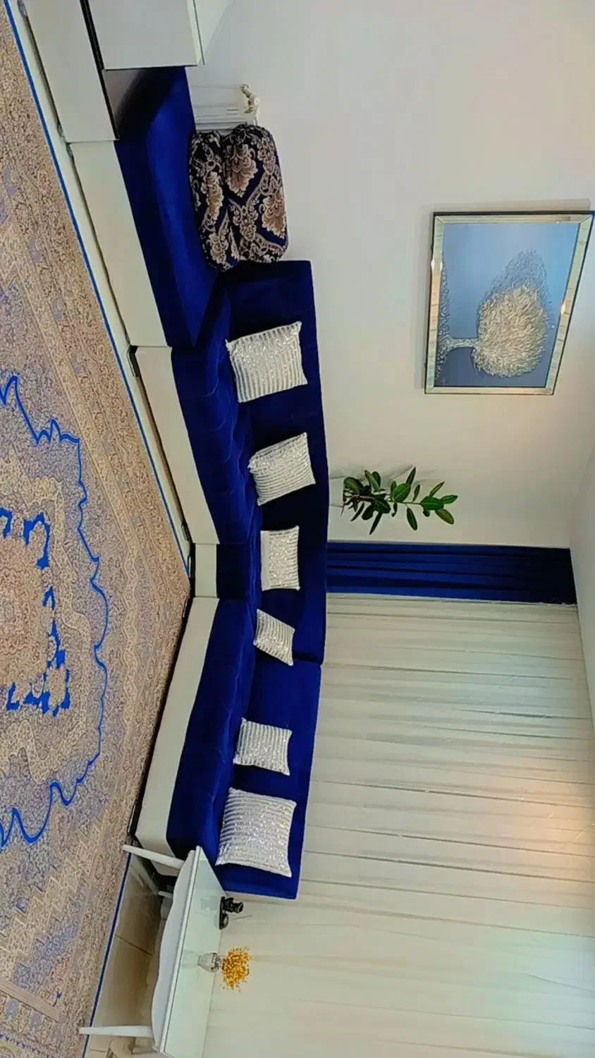 یک دست مبل ال در حد نو|مبلمان خانگی و میز عسلی|شهرکرد, |دیوار