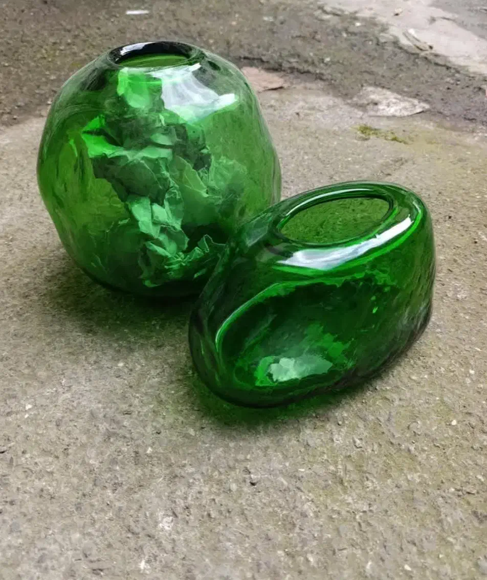 جا دستمال شیشه ای رنگی|صنایع دستی و سایر لوازم تزئینی|رشت, حافظ آباد|دیوار