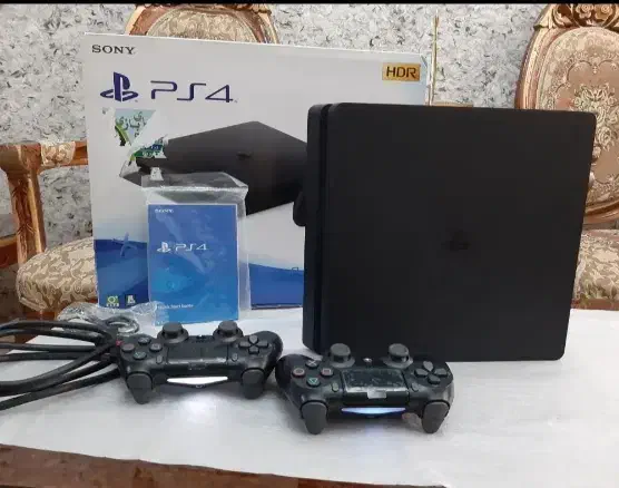 ps 4 slim 1tb v.9|کنسول، بازی ویدئویی و آنلاین|هشتگرد, شهرک اداری|دیوار