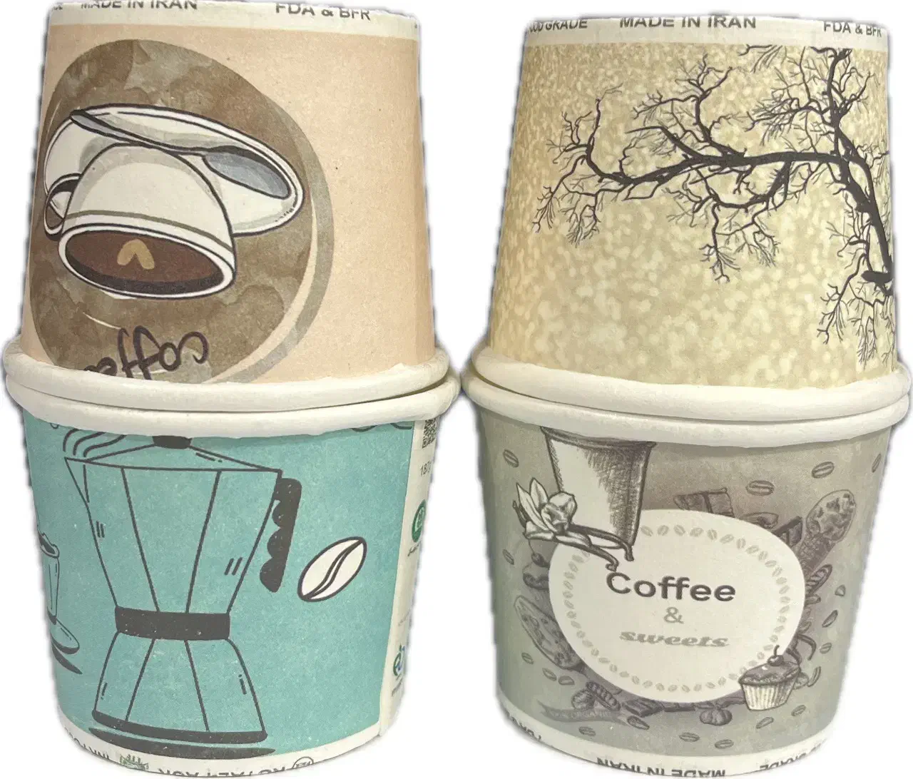 لیوان کاغذی دبل قهوه|ظروف نگهدارنده، پلاستیکی، یک‌بارمصرف|آمل, |دیوار