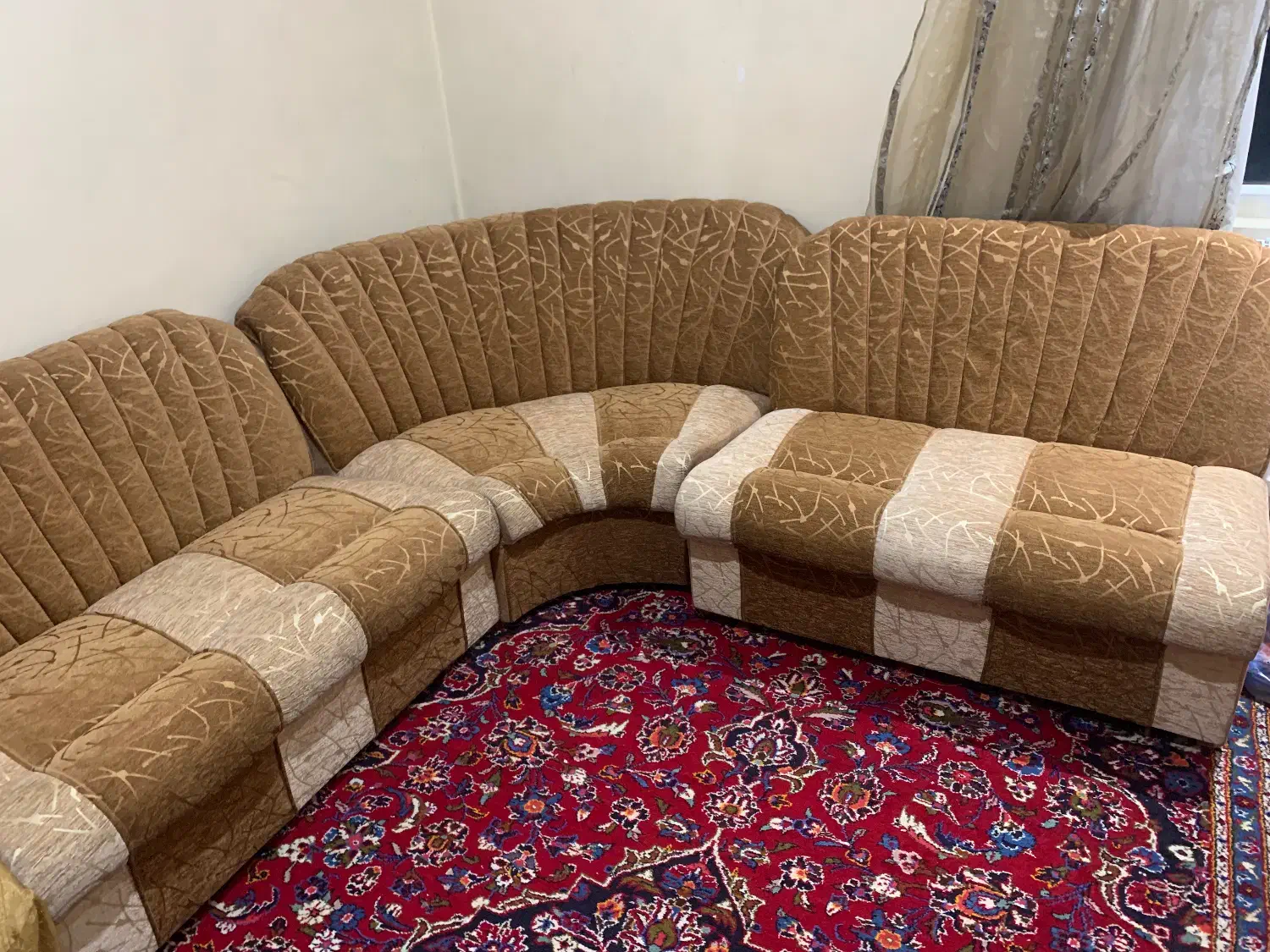 مبل ال طرح مبل ایران در حد نو|مبلمان خانگی و میز عسلی|شیراز, شهرک والفجر|دیوار