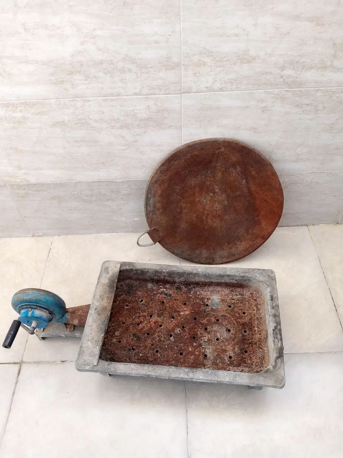 منقل کباب فن دار،تابه توه،دبه اب،قمقمه بچه،جاادویه|اجاق گاز و لوازم برقی پختوپز|برازجان, |دیوار