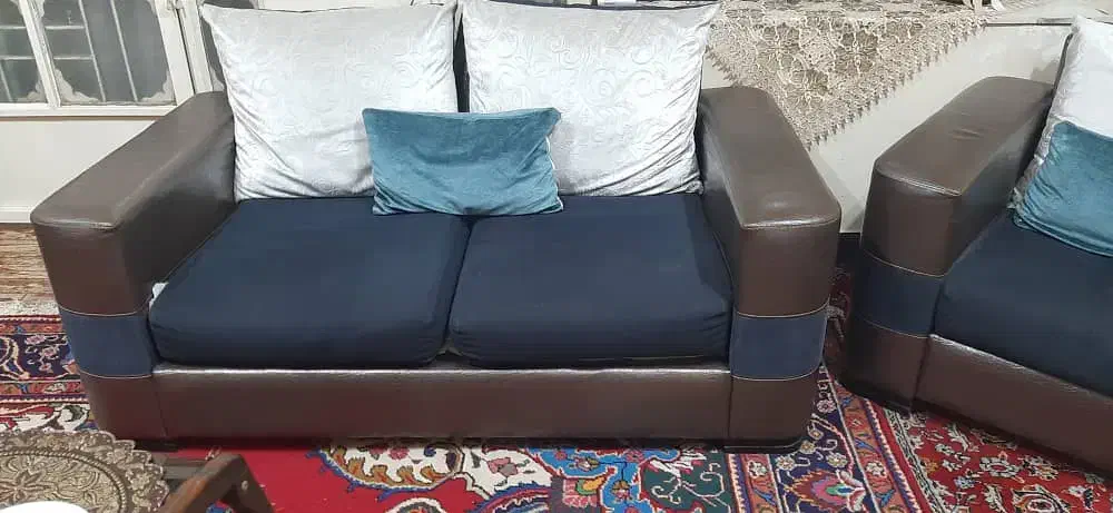 مبل چرم وپارچه|مبلمان خانگی و میز عسلی|دزفول, |دیوار