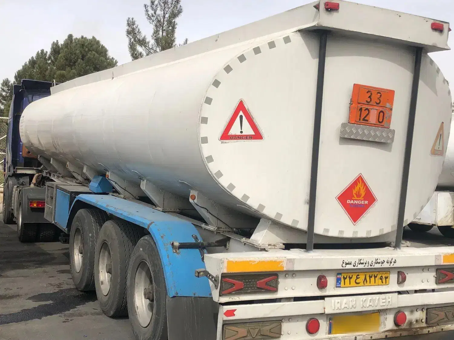 تانک چهار مواد|خودرو سنگین|یاسوج, |دیوار