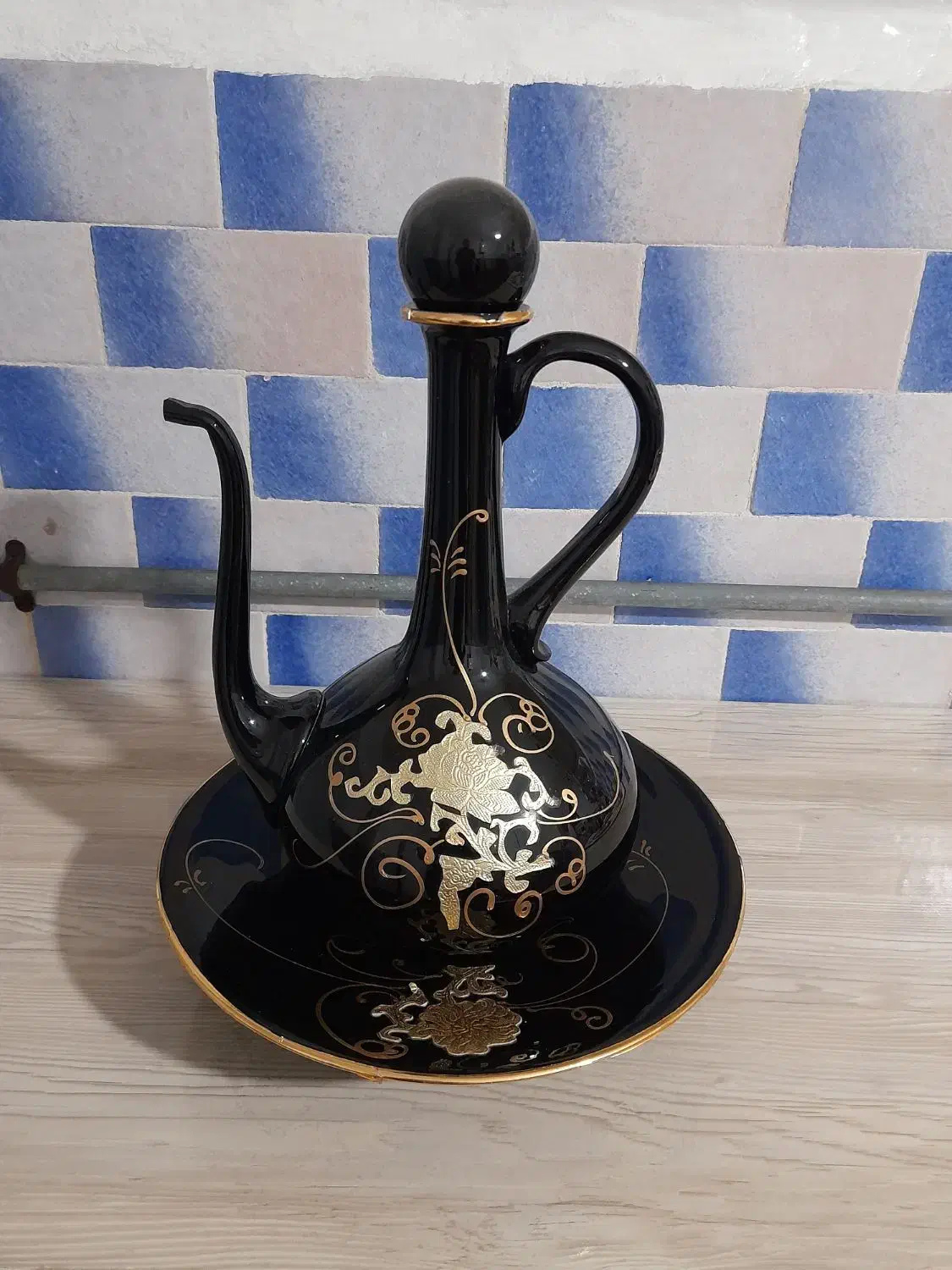 آفتابع لگن و گلدان|صنایع دستی و سایر لوازم تزئینی|گناباد, |دیوار