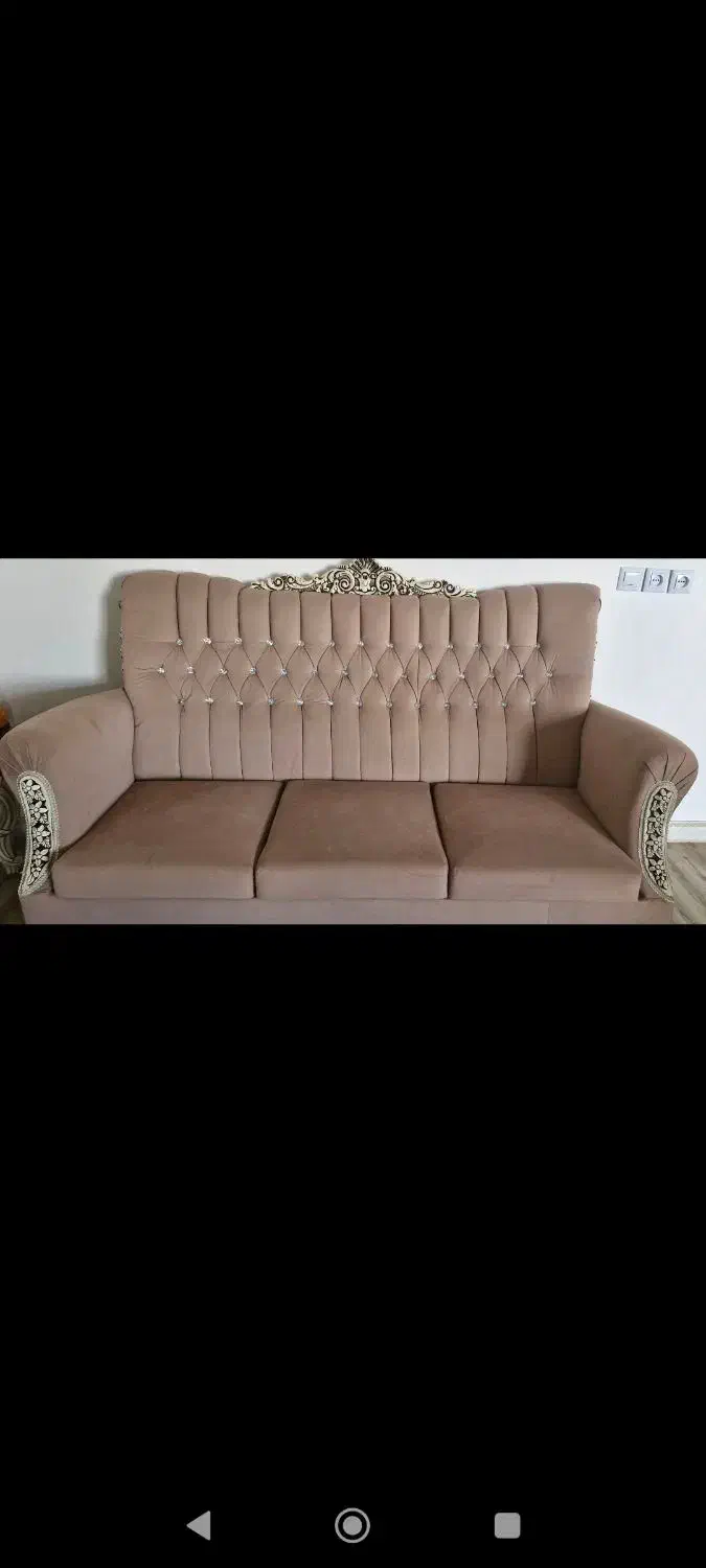 فروش ۲دست مبل باجلو مبلی هر دست ۱۵میلیون.|مبلمان خانگی و میز عسلی|صائین قلعه, |دیوار