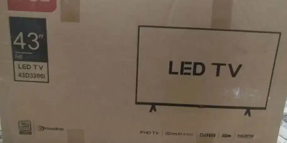 تلویزیون  TCL ال ای دی 43 اینچ|تلویزیون و پروژکتور|شیراز, رکن‌آباد|دیوار