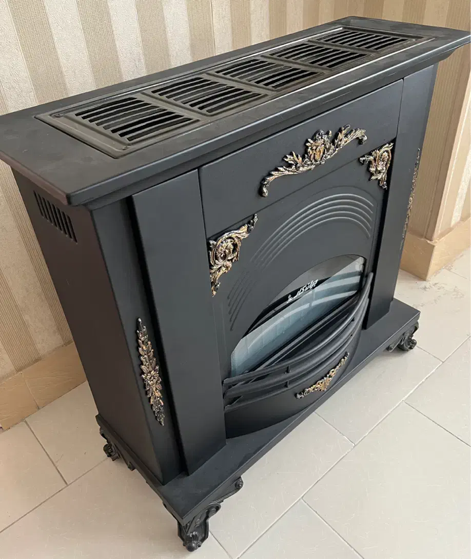 بخاری گازی بزرگ طرح شونینه در حد نو|بخاری، هیتر، شومینه|بوئین زهرا, |دیوار