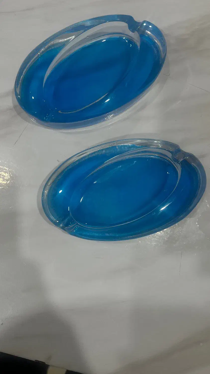 دو عدد جا سیگاری کریستال فانتزی|صنایع دستی و سایر لوازم تزئینی|تهران, هفت چنار|دیوار