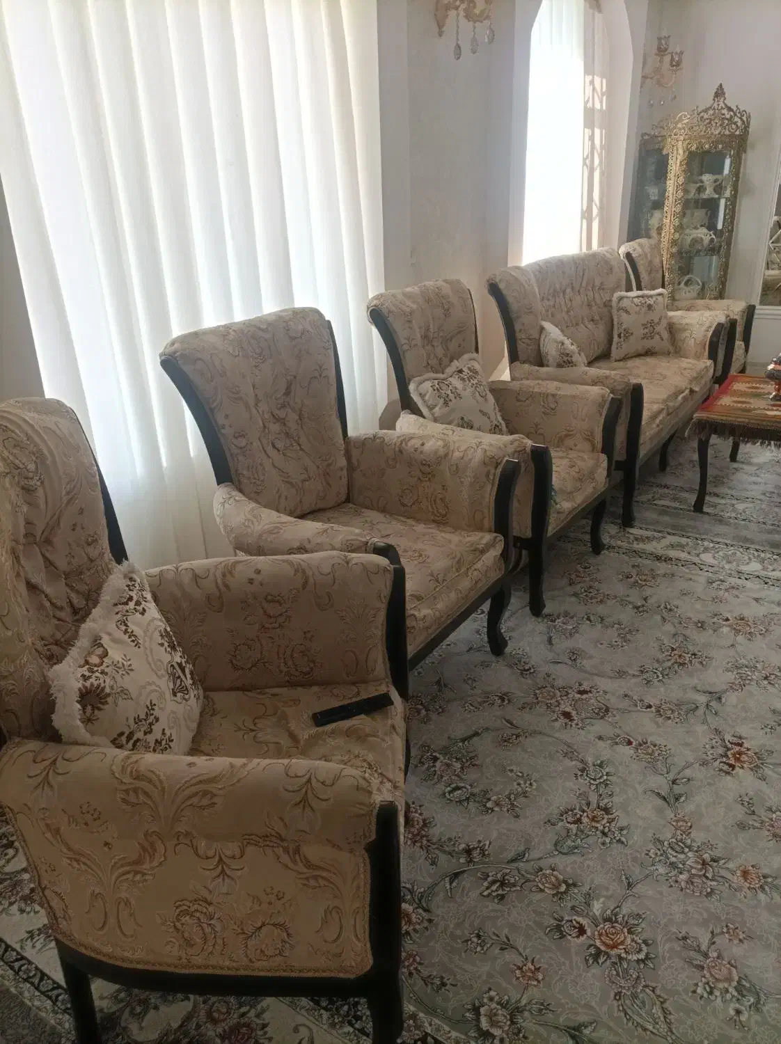 مبل 7نفره|مبلمان خانگی و میز عسلی|نورآباد ممسنی, |دیوار