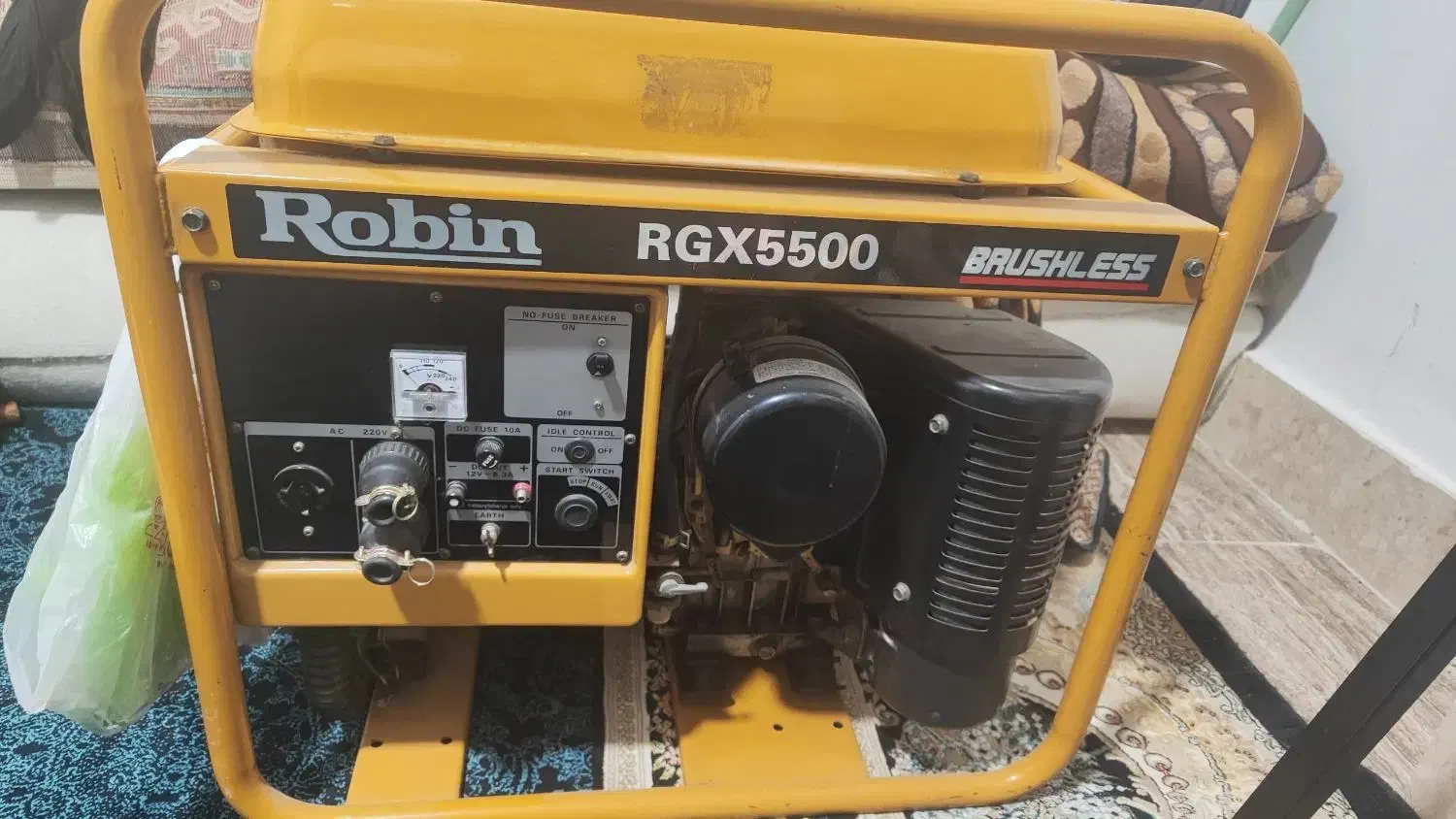 موتور برق روبین ژاپن اصلی۵۵۰۰ با چهارخروجی|ابزارآلات|ایذه, |دیوار