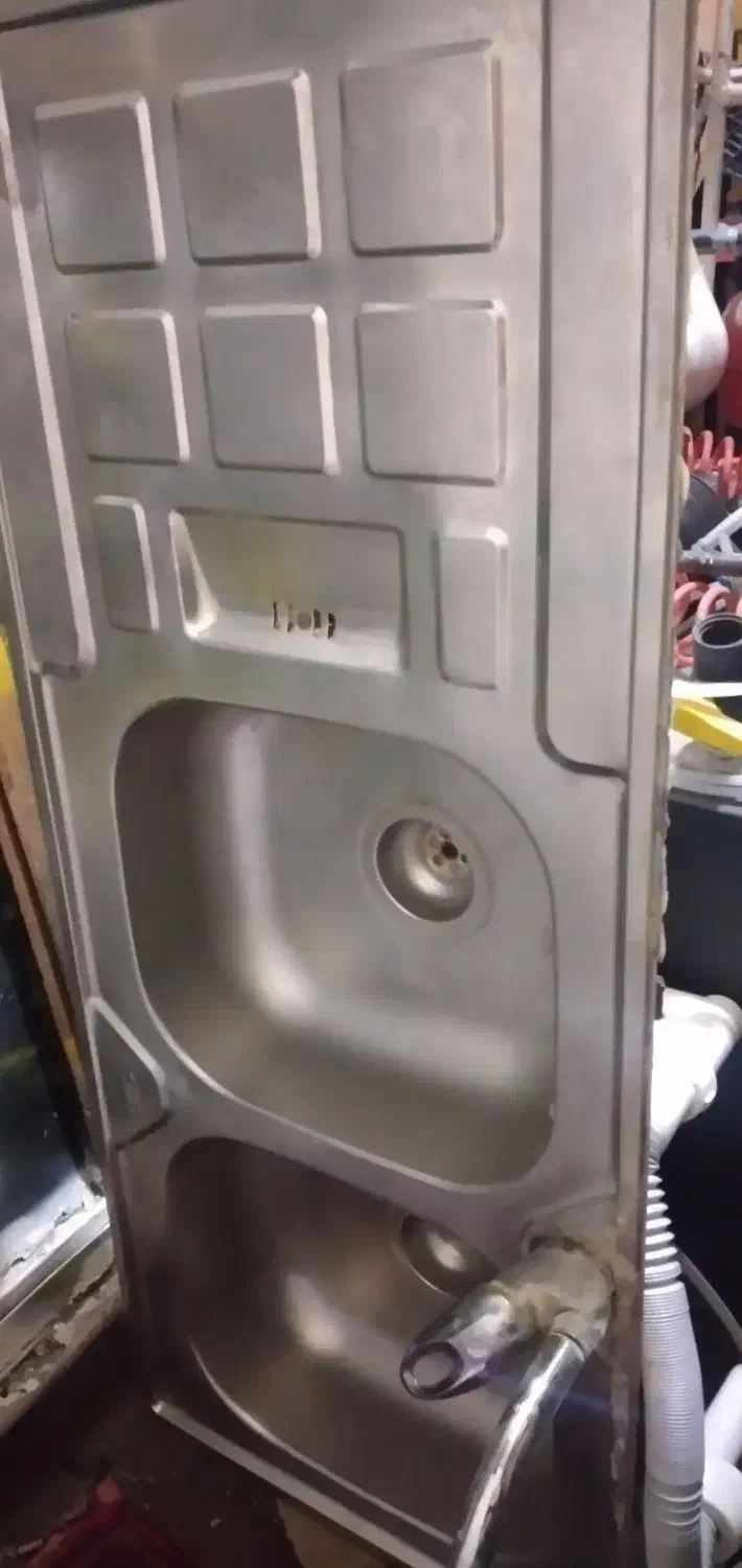 دوعدد سینک دوقلو|لوازم سرویس بهداشتی|ری, شهادت|دیوار