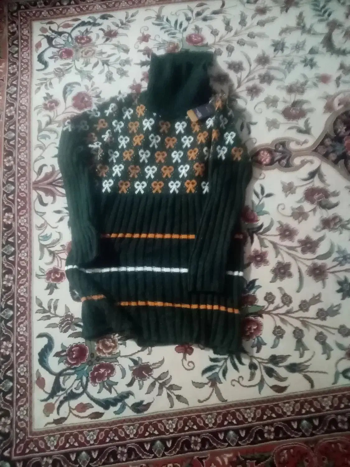 بلیز بافت شیک یقه اسکی|لباس|همدان, |دیوار