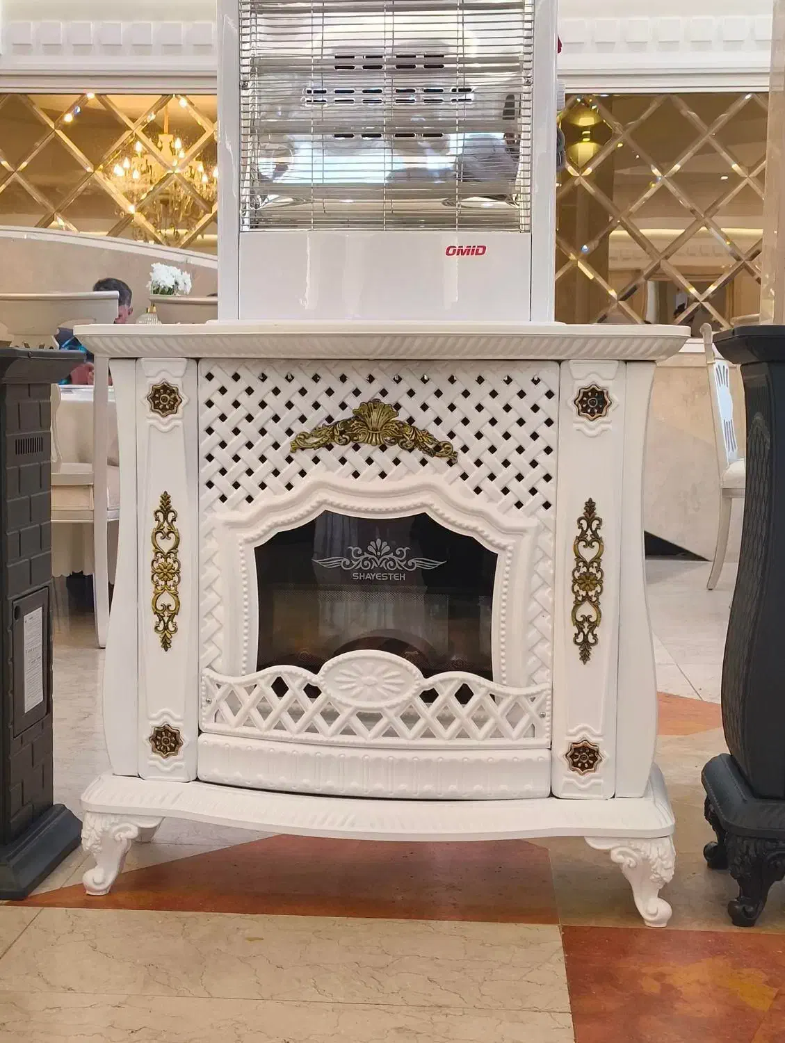 بخاری گازی شومینه ای ۳۰ هزار مدل حصیری بخاری|بخاری، هیتر، شومینه|مشهد, گلشور|دیوار