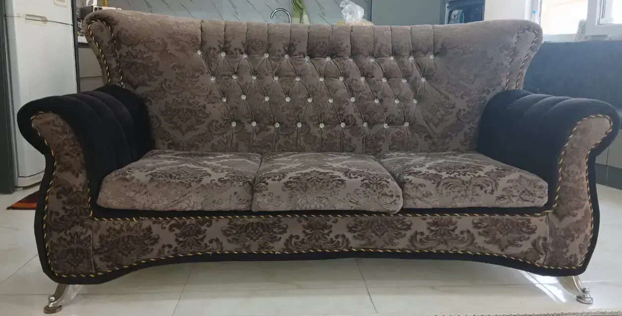 مبل هفت نفره تمیز وسالم|مبلمان خانگی و میز عسلی|رحیمآباد, |دیوار