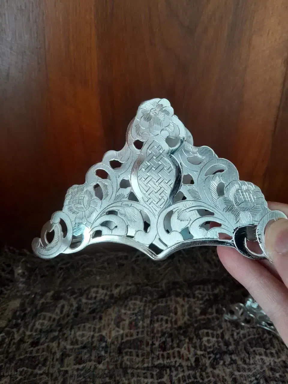 جا دستمالی طرح نقره|کلکسیون و سرگرمی|تبریز, |دیوار