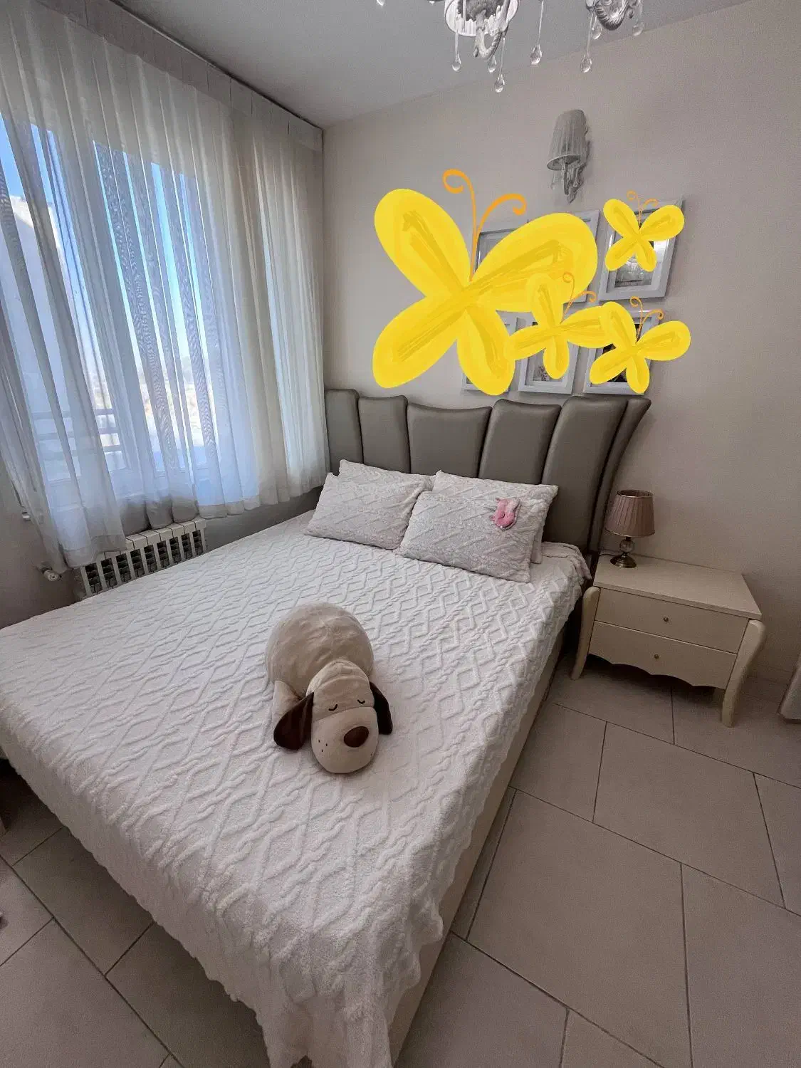 تخت خواب دو نفره سنا چوب|تخت و سرویس خواب|همدان, |دیوار