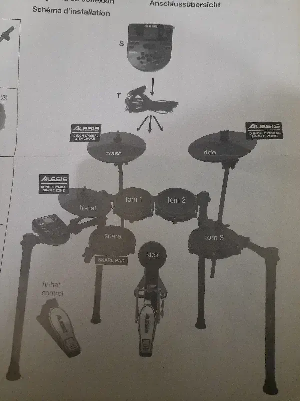 درامز الکسیس نیترو مش کیت|درام و پرکاشن|گرمدره, |دیوار