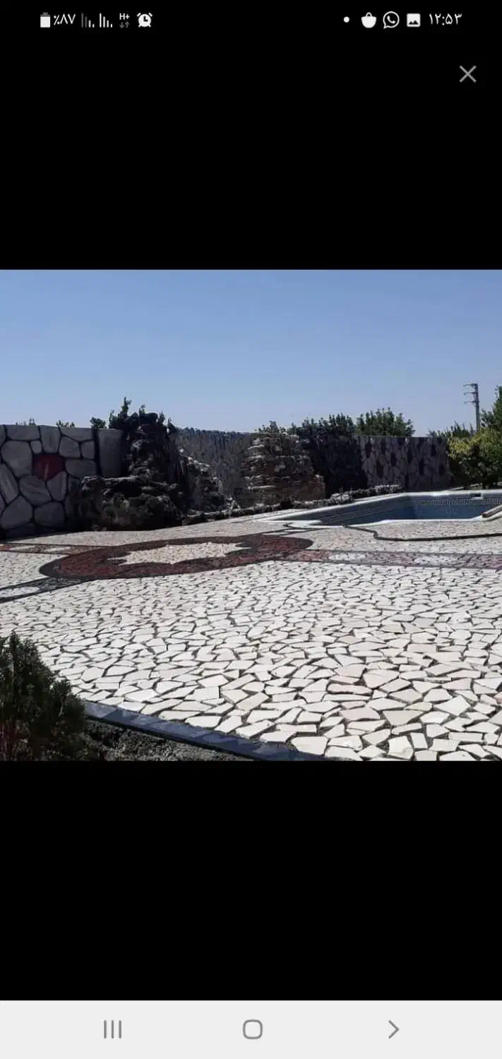 سنگ لاشه سنگ تاوه موزاییک سفتکاری بنایی سیمانکار|خدمات پیشه و مهارت|مشهد, میان ولایت|دیوار