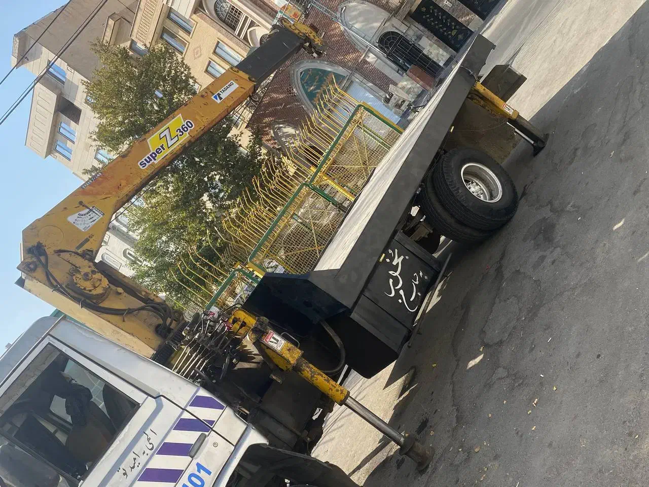 جرثقیل (تن۲ تا ۵تن) کفی دار|خدمات حمل و نقل|تهران, مشیریه|دیوار