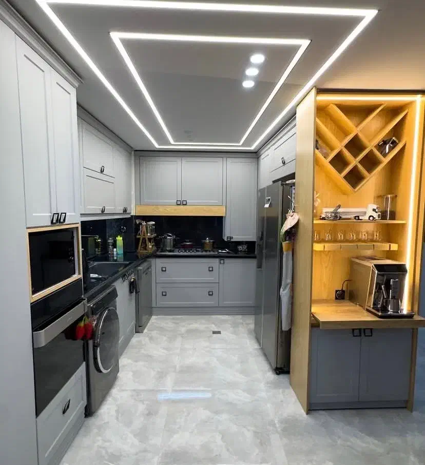 کابینت نئوکلاسیک مینیمال|مصالح و تجهیزات ساختمان|اندیشه, اندیشه فاز ۴|دیوار