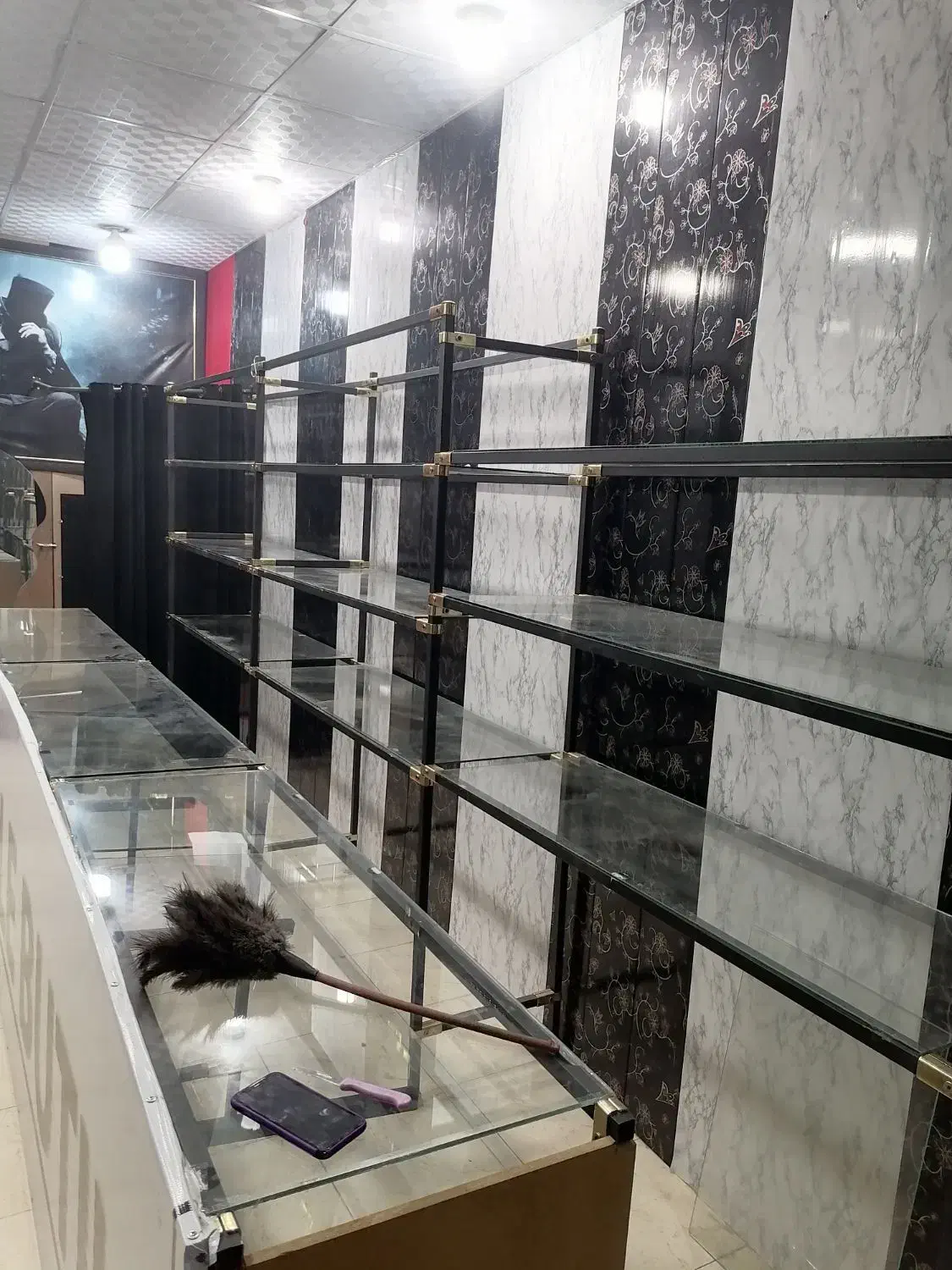 قفسه مغازه|فروشگاه و مغازه|بافت, |دیوار