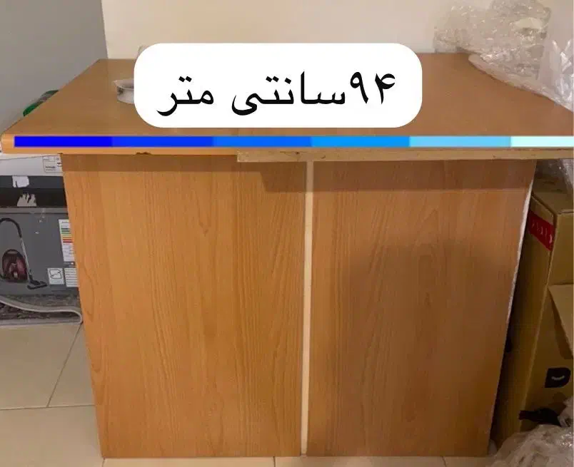 کابینت بدنه فلزی درب MDF هود و سینک سالم|کتابخانه، شلف، قفسههای دیواری|کرج, کیانمهر|دیوار