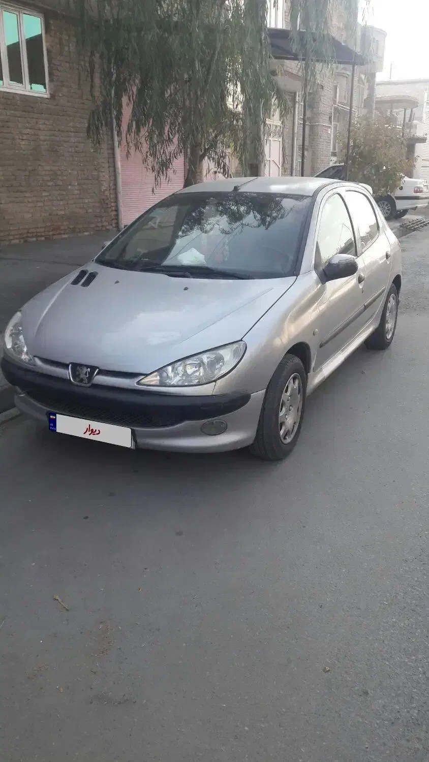 ۲۰۶تیپ ۳ رنگ نقره ای|خودرو سواری و وانت|سلماس, |دیوار