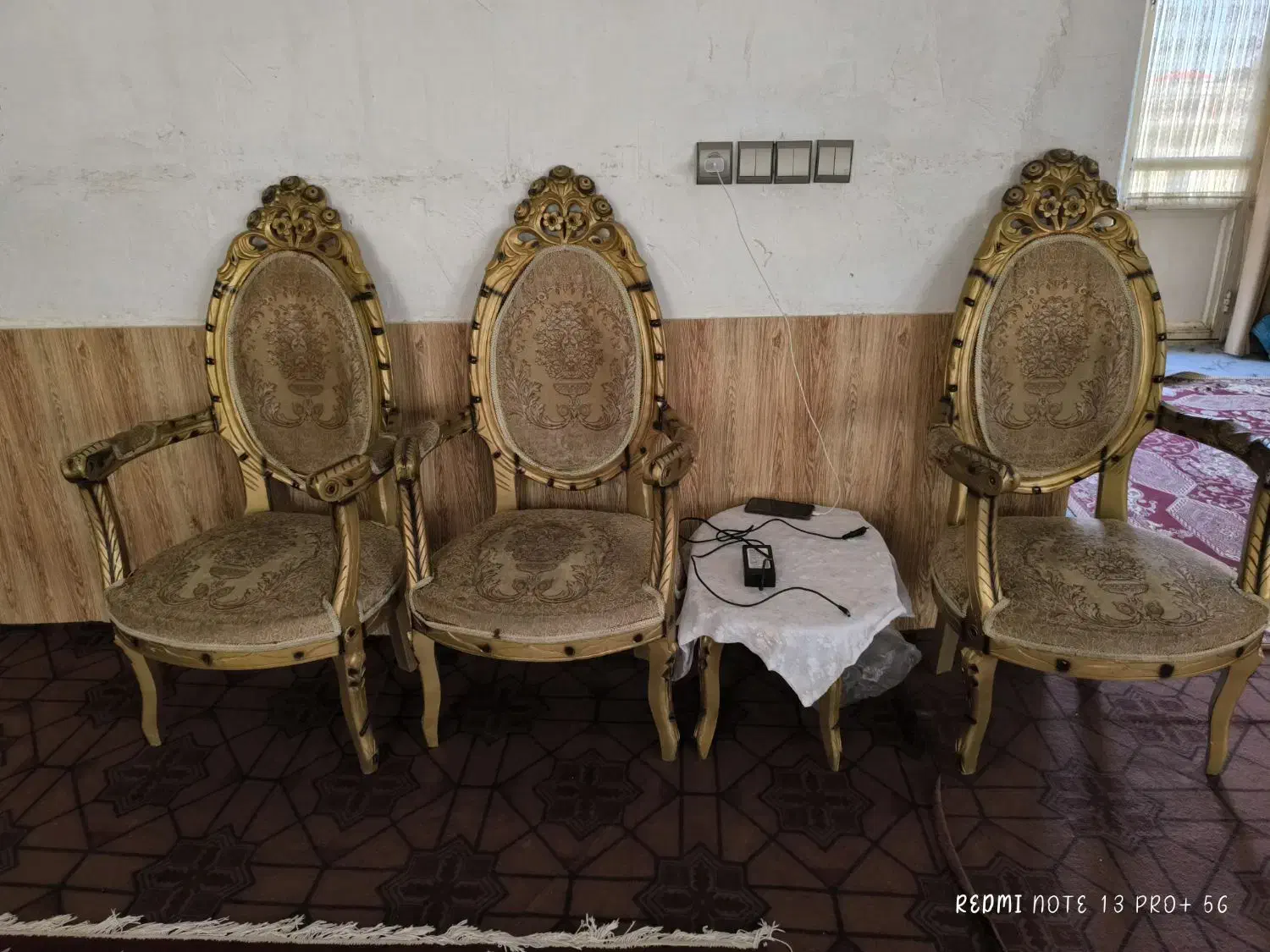 مبل سلطنتی 9 نفره|مبلمان خانگی و میز عسلی|شاهرود, |دیوار