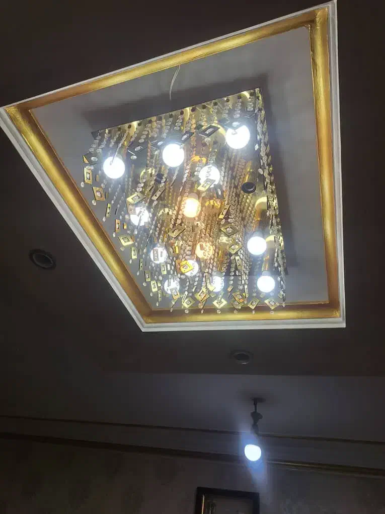 لوستر کریستالی|لوستر و چراغ آویز|اهواز, کوی مهدیس|دیوار