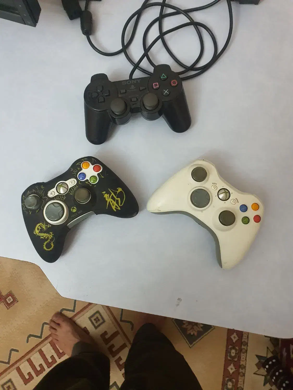 دسته ایکس باکس 360 و پلی 2 و پلی 3 همه اصلی|کنسول، بازی ویدئویی و آنلاین|اصفهان, باتون|دیوار